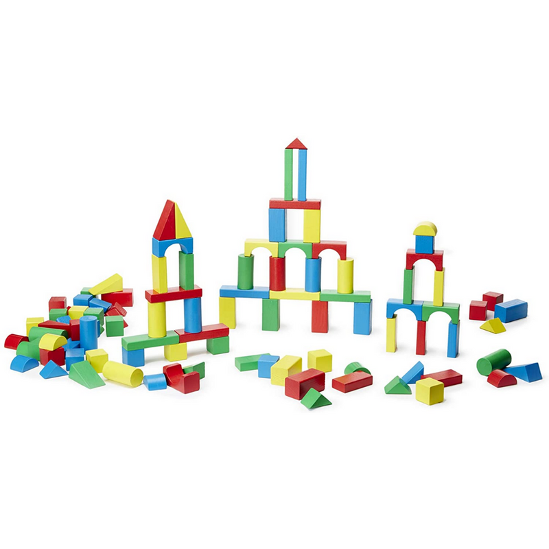 100 Wooden Blocks Set