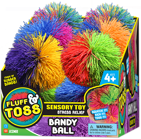 Bandy Ball Fluff & Toss Sensory Toy