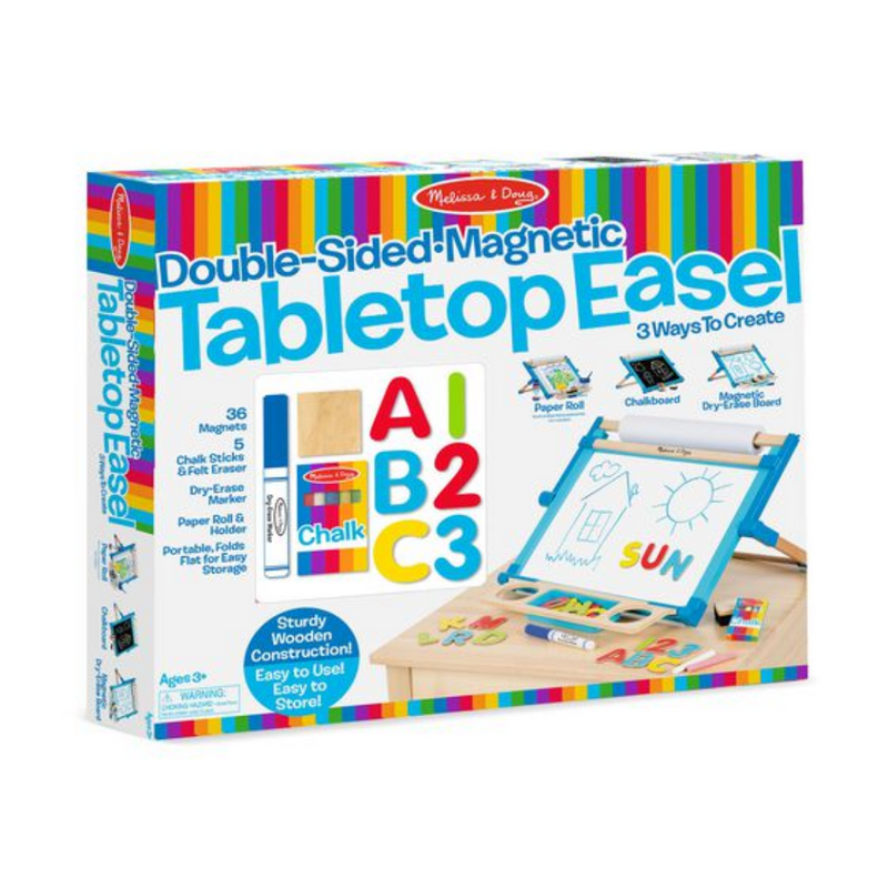 Double Sided Magnetic Tabletop Easel