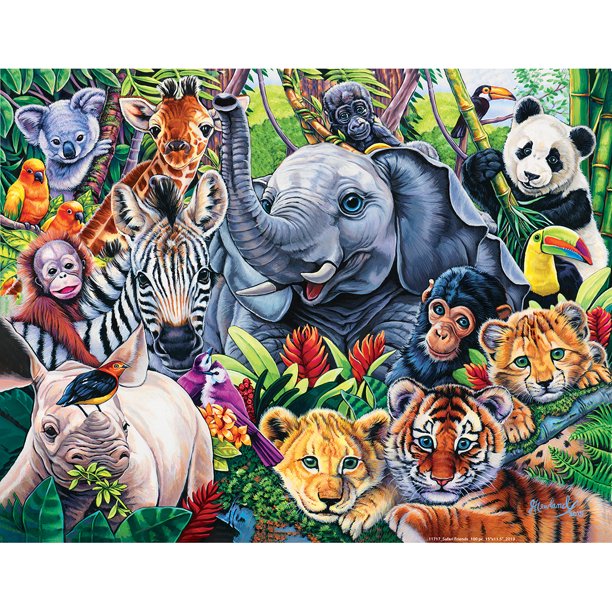 Safari Friends 100 pc