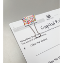 Confetti Medium Binder Clips