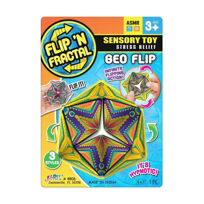 Sensory Toy Flip'N Fractal Geo Flip