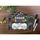 Chalkboard Brights Happy Birthday Awards