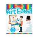 Deluxe Standing Art Easel- Dry Erase Board, Chalkboard, Paper Roller