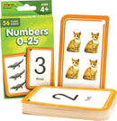 Numbers 0-25 Flash Cards