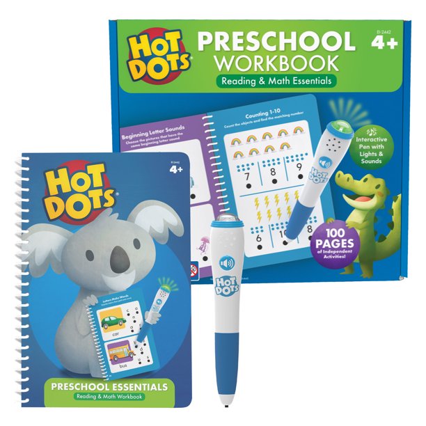 Preschool Essentials Reading & Math Workbook