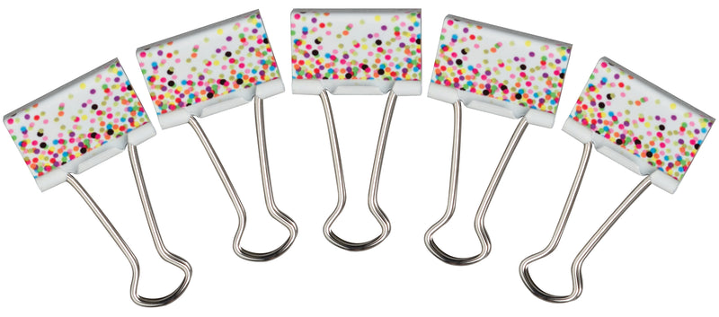 Confetti Medium Binder Clips