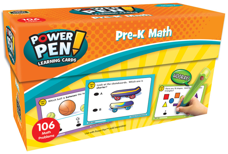 Power Pen Learning Cards: Math Pre K