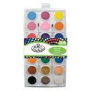 21 Pc Watercolor Cake Set